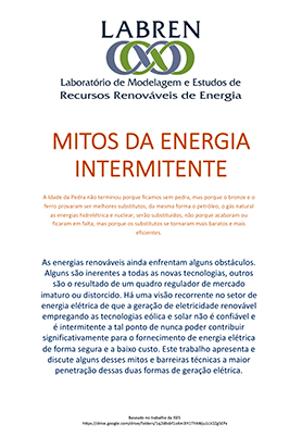 Mitos da Energia Intermitente